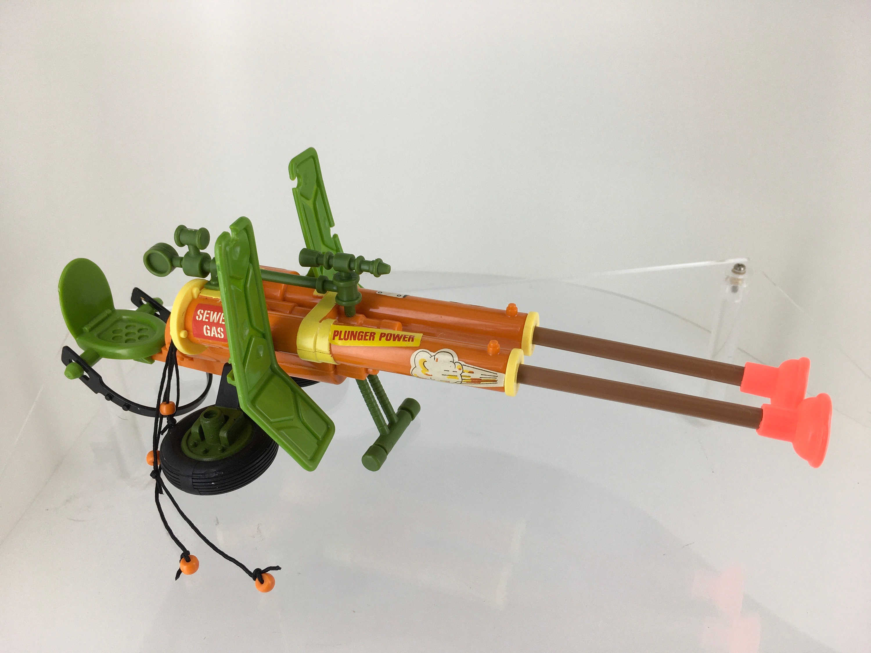 タートルズ　TMNT ダブルバレルプランジャーガン Vintage Teenage Mutant Turtles 1989 Double Barreled Plunger