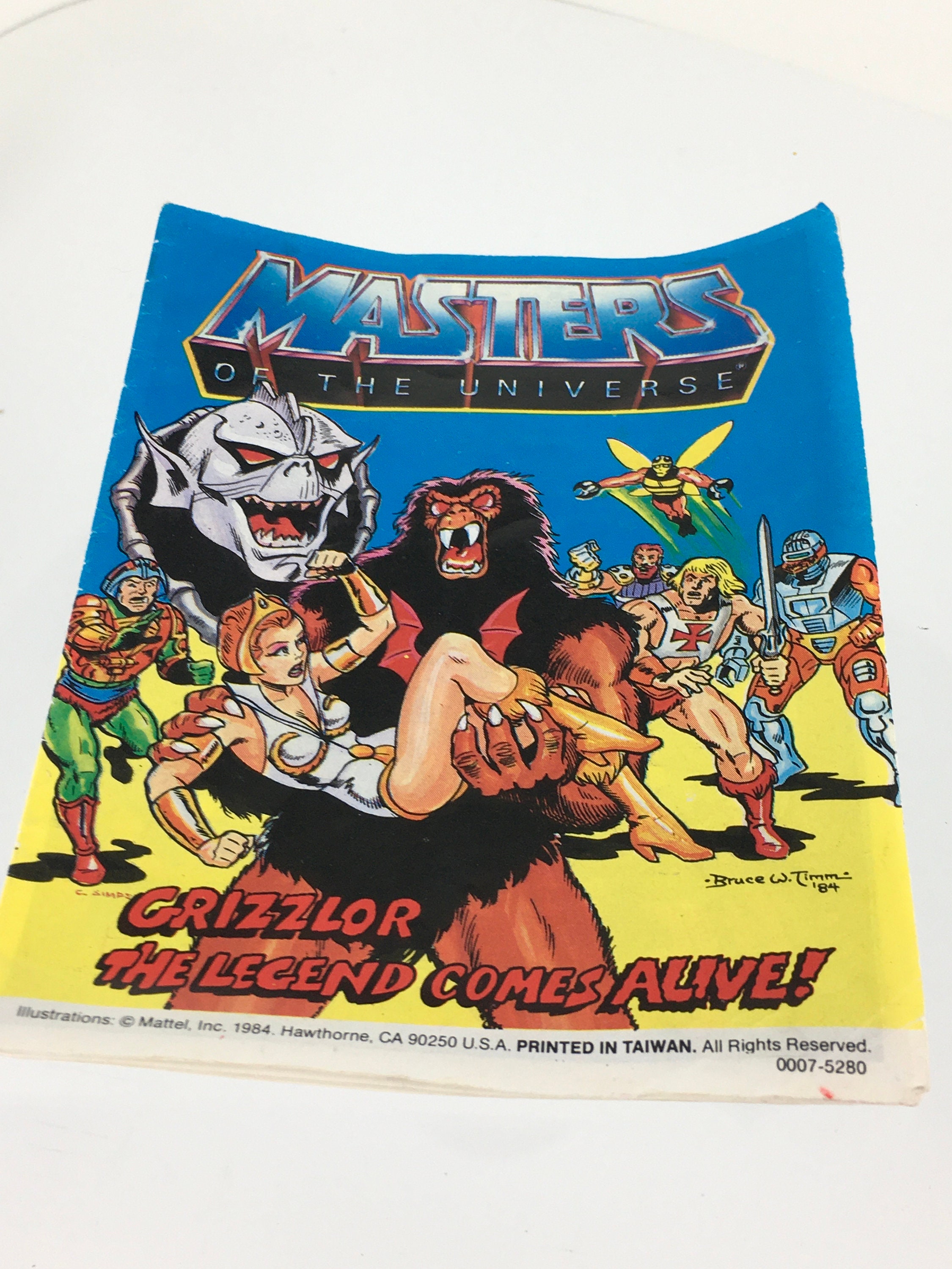 Vintage Complete Grizzlor Masters of the Universe MOTU 1985 by