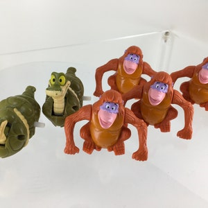 Vintage 1990 Disney’s Jungle Book McDonalds Windup Happy Meal Toys Cake Toppers