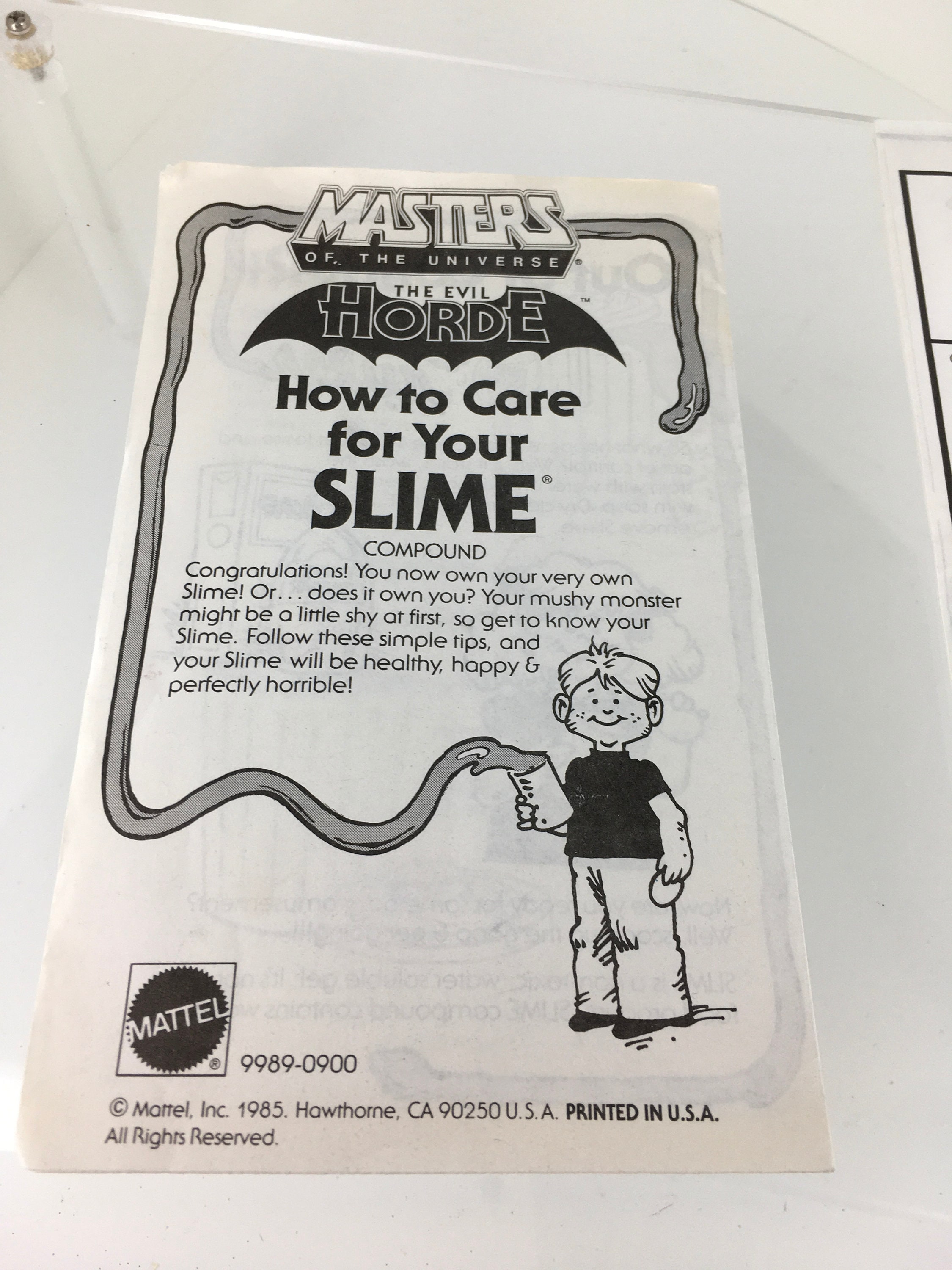 Vintage Complete Slime Pit Masters of the Universe MOTU 1986 by Mattel