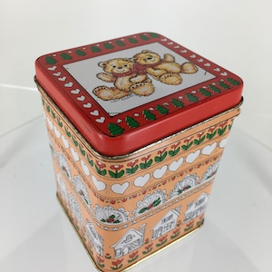 Vintage Christmas  Themed Tin by Lucy Rigg 1979