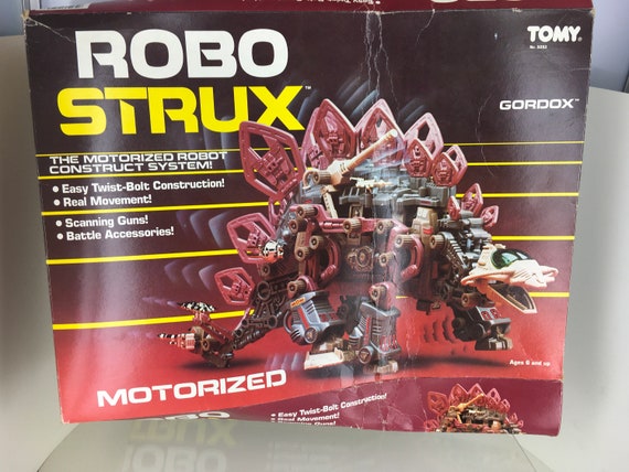 Vintage Robo Strux Motorized Gordox by Tomy 1985 99.5