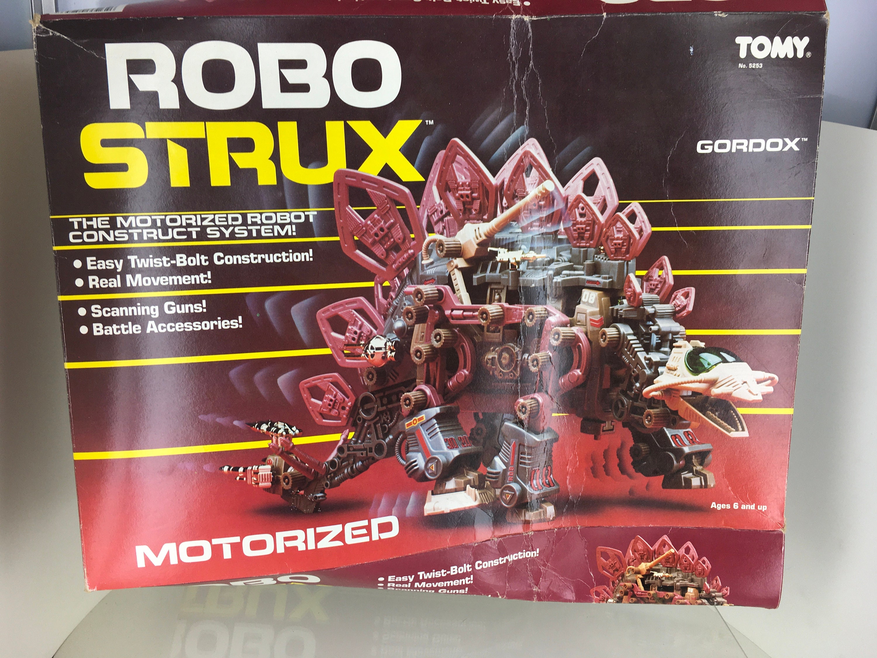 Vintage Robo Strux Motorized Gordox by Tomy 1985 99.5