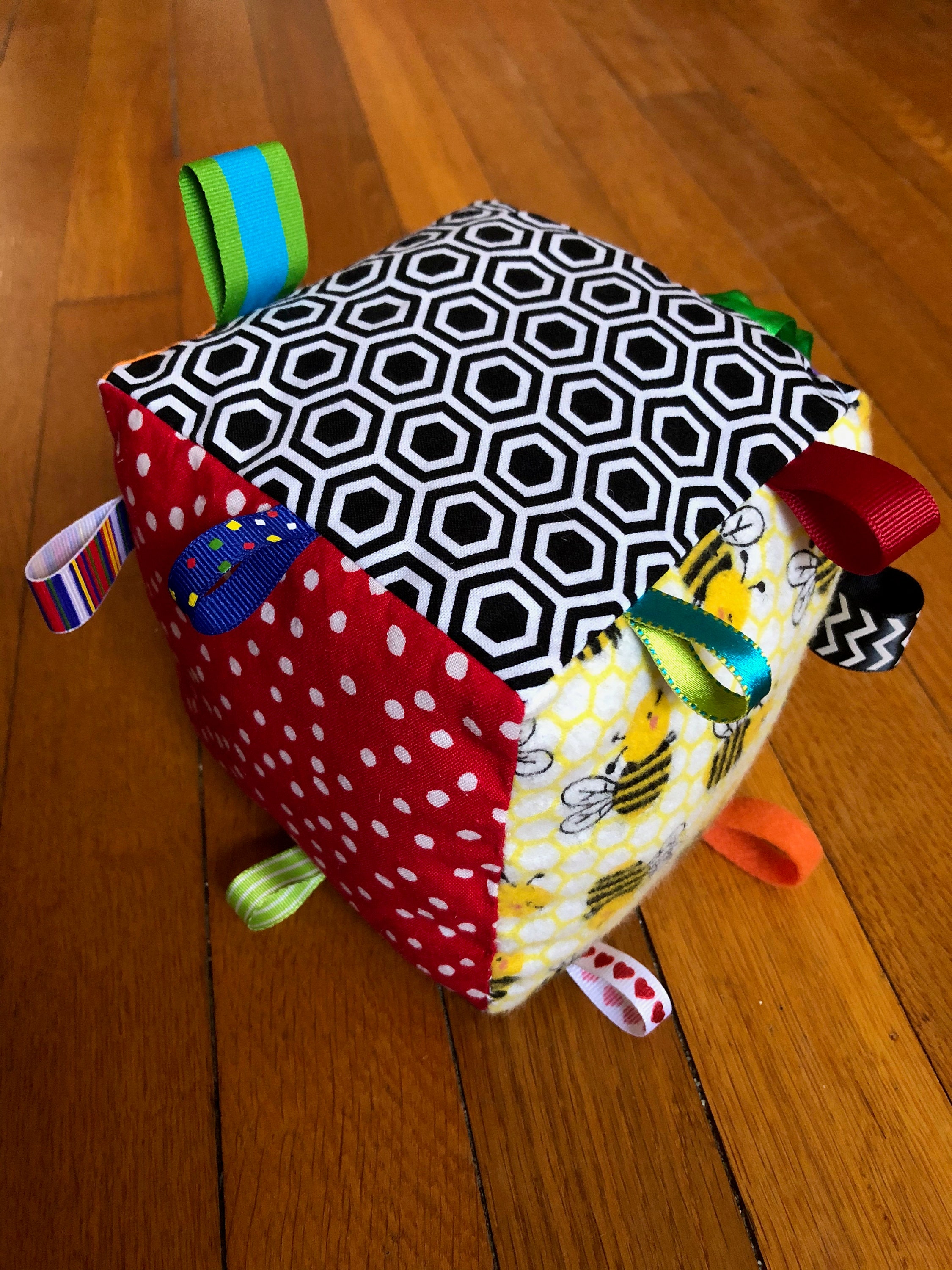 Fabric Baby Block Etsy