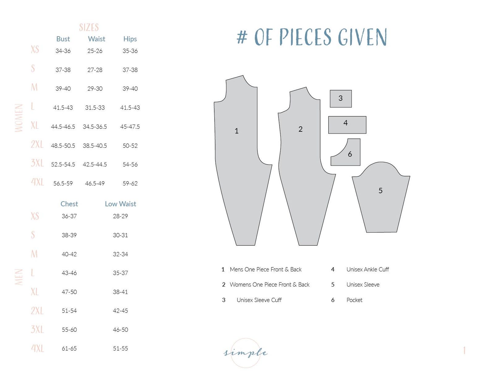 Pj Check Pattern Adult One Piece PJ Printable Pattern | Sizes XS-4XL | Men | Women ...