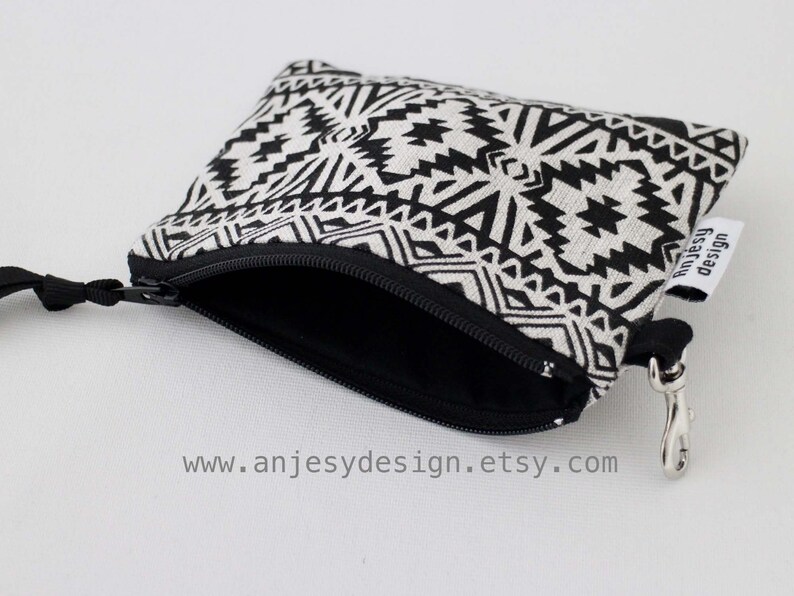 Boho Coin Purse Wallet Vegan Keychain Wallet Change Purse Etsy
