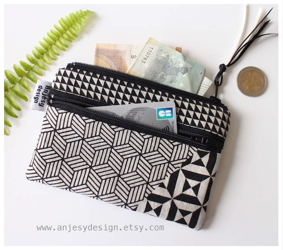 How To Sew A Double Zipper Coin Purse