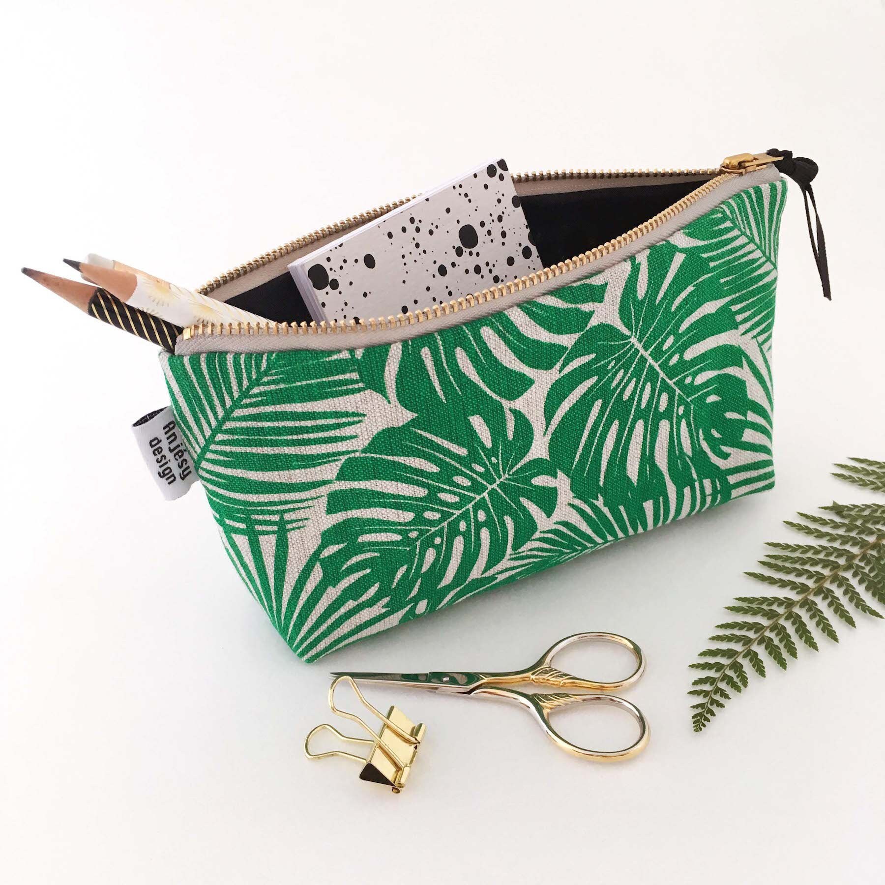 Trousse Scolaire, Trousse École, Pochette Femme en Lin