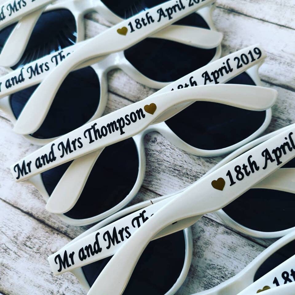 X5 Personalisierte Sonnenbrille Ziel Hochzeit im Ausland Etsy