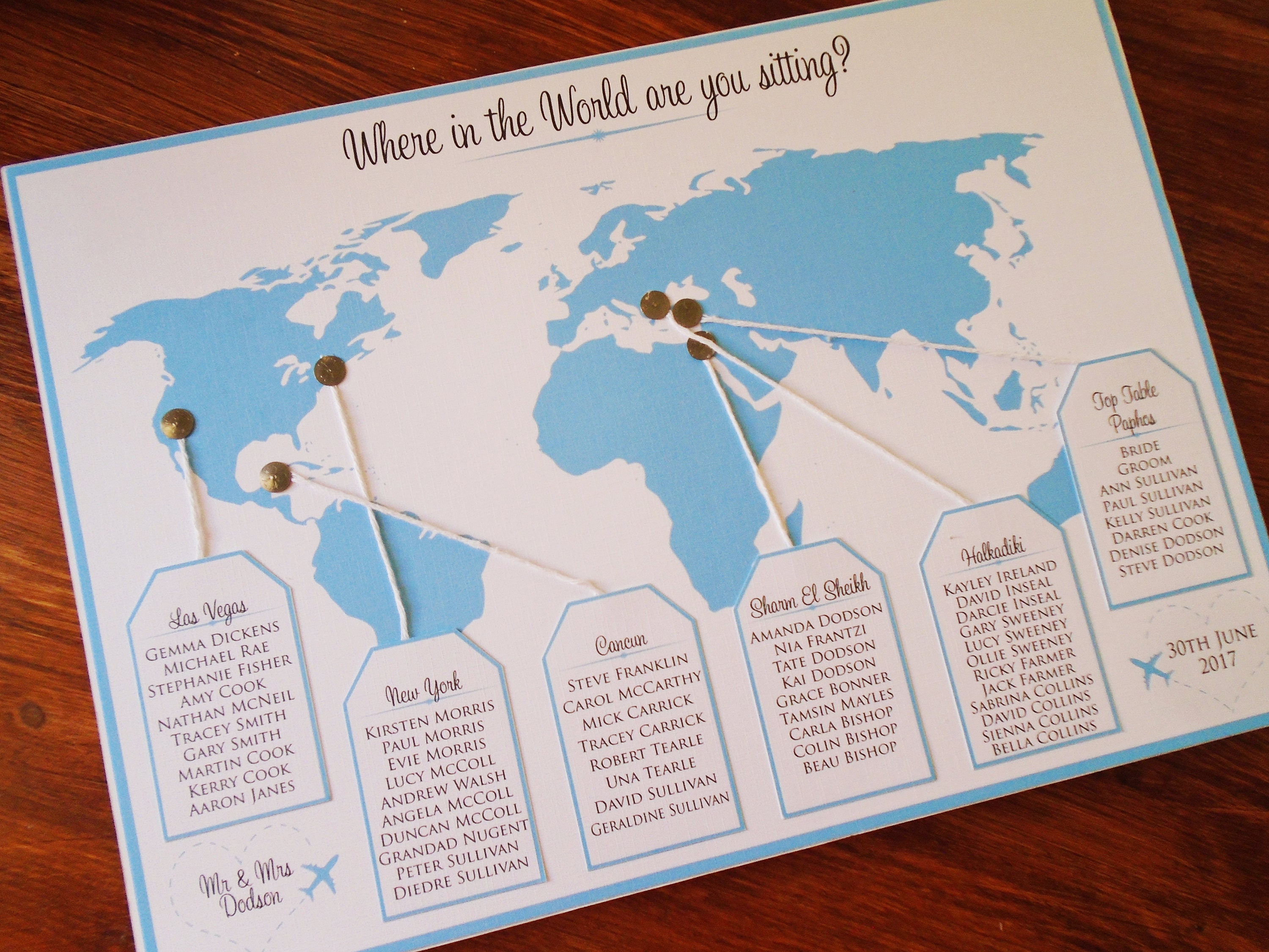 Table map. Table map