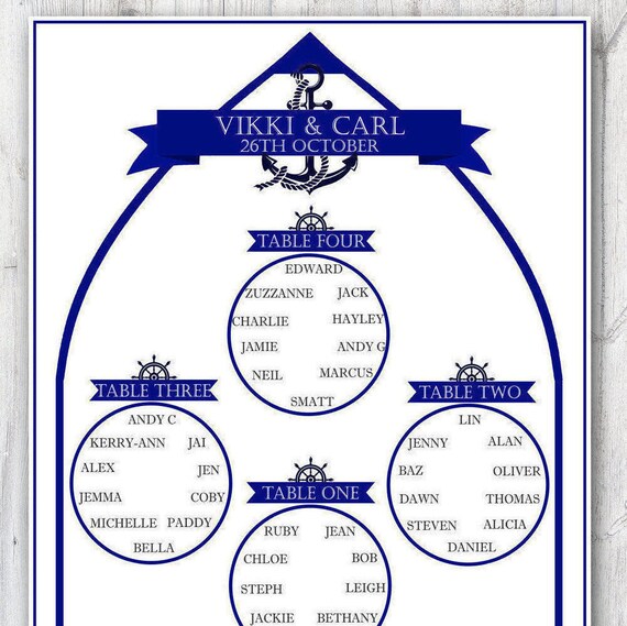 Baz Seating Chart