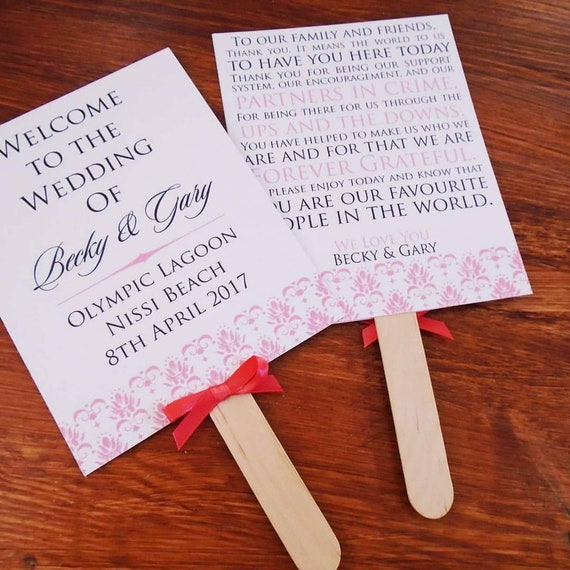 paper paddle fans for weddings