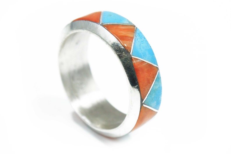 Turquoise Ring Sterling Silver Ring Southwest Jewelry Navajo Etsy