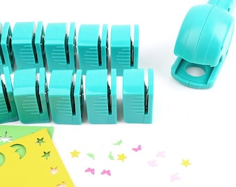 Mini juego de perforadoras con formas: accesorio para manualidades de papel para álbumes de recortes