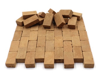 1//56th or 1//48th 700 Small Scale 28mm Terracotta Bricks for Wargames Terrain
