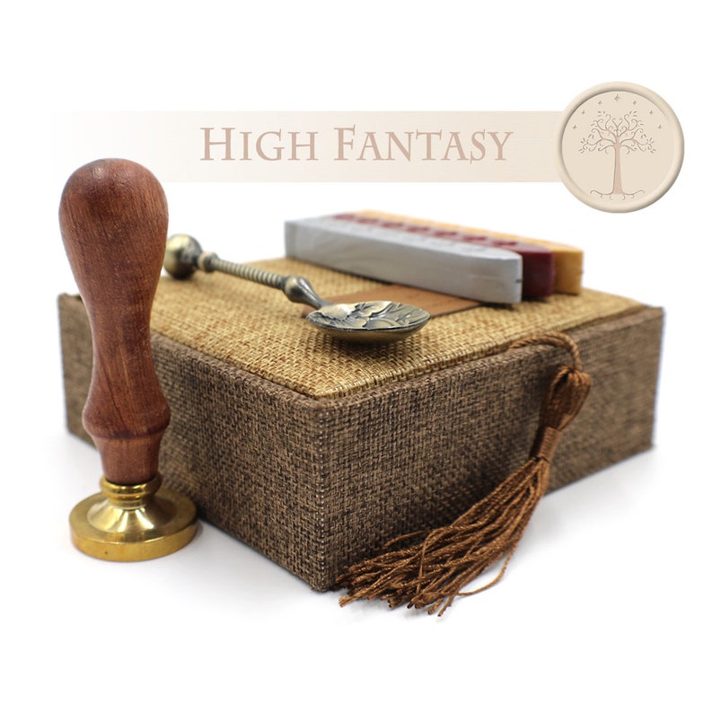 Classic High Fantasy Seal - Wax Stamp Gift Set / Kit 