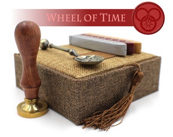 Wheel of Time Letter Seal - Wax Stamp Gift Set / Kit