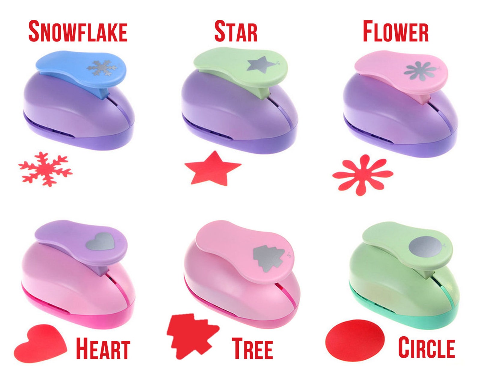 Large Card / Paper Shape Cutter Hole Punch Scrapbook Etsy