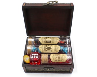 D&D Gift Set with Storage Box, D20 Dice Sets and Accessories