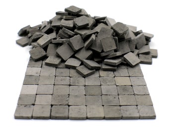 Miniature Pavement Model Stone Bricks / Tiles for Modelling and Dollhouses