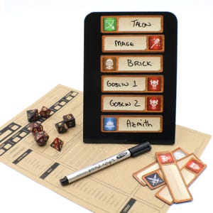 Magnetic Initiative Tracker for D&D and other Role-Playing Games