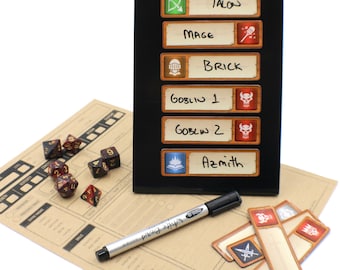 Magnetyczny tracker inicjatyw dla D&D i innych gier fabularnych