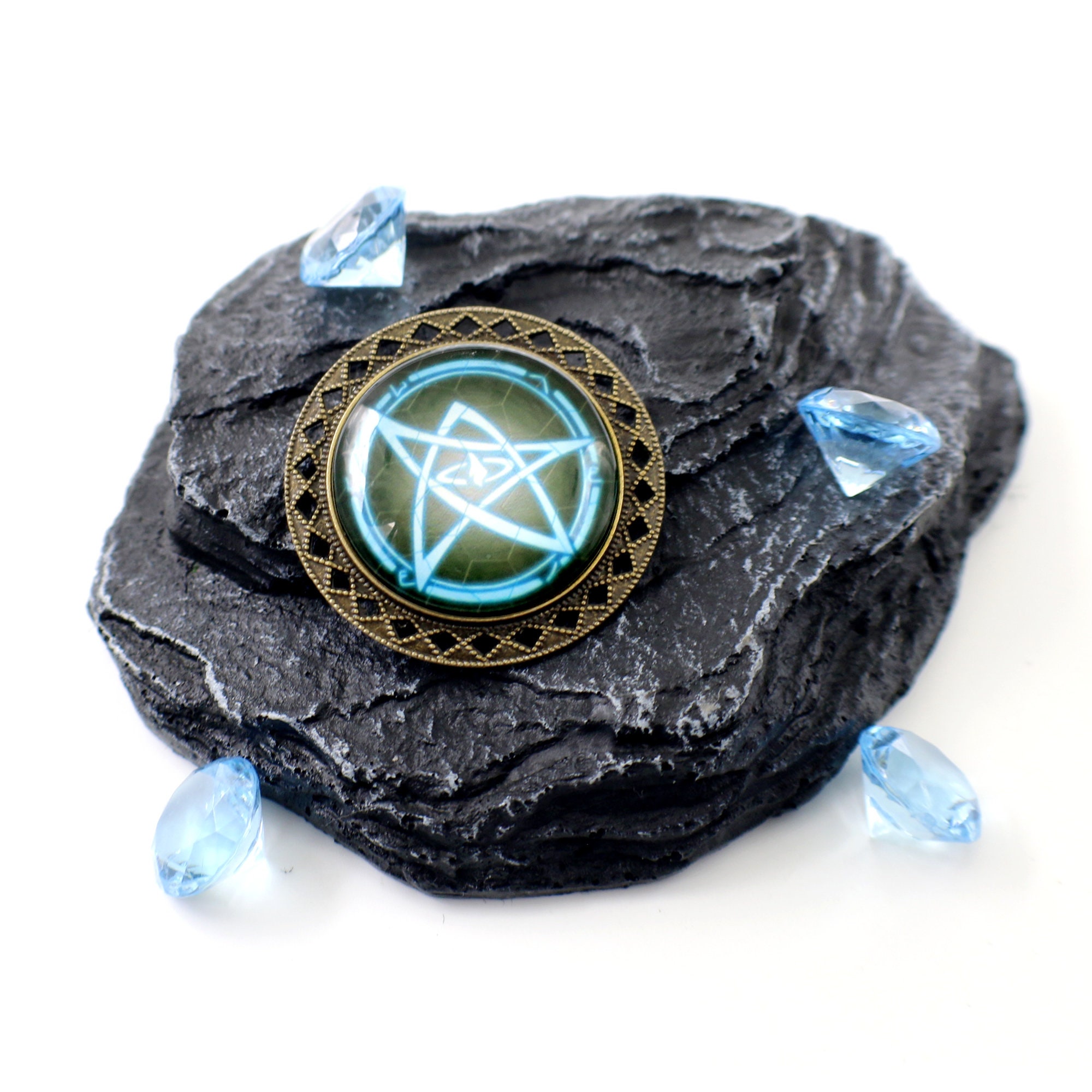 Mythos Sign Cthulhu Mythos Elder Sign Brooch / Pin - Etsy