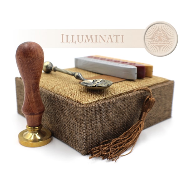 Illuminati / Eye of Providence Wax Seal Stamp Gift Set