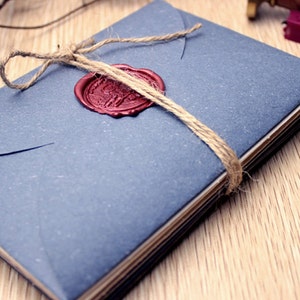 DIY Textured Card Envelopes for Invitations / Postcards / Letters / Wax Seals