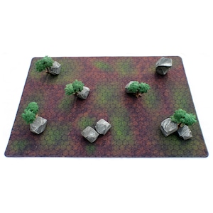 D&D Hex Grid Kampfmatte und Token für Dungeons and Dragons