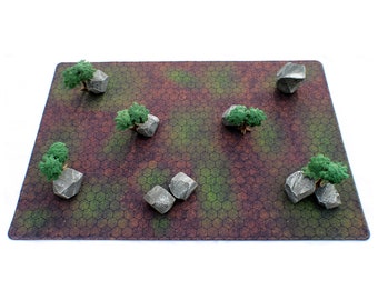 Tapis de combat D&D Hex Grid et jetons pour donjons et dragons