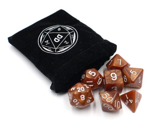 Jeu de dés de jeu de rôle en résine - MINIFINKER - 7 pièces - Blanc et Jeu de dés de jeu de rôle en résine - MINIFINKER - 7 pièces - Blanc et