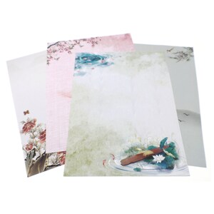 Floral Writing Paper for Letters and Invitations (B5)