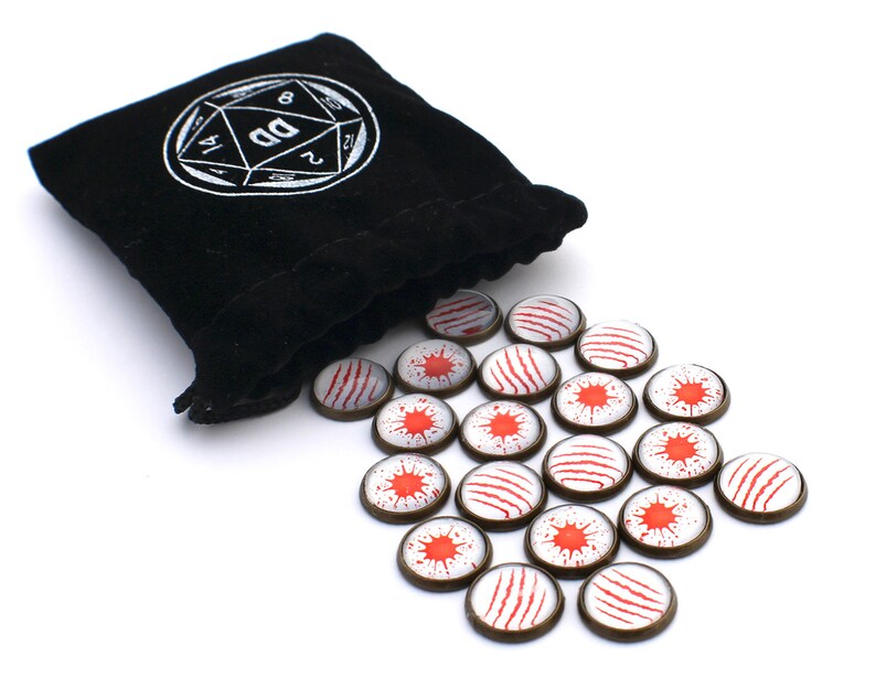 Tabletop Wargaming Wound Markers / Tokens for Warhammer 40k / - Etsy