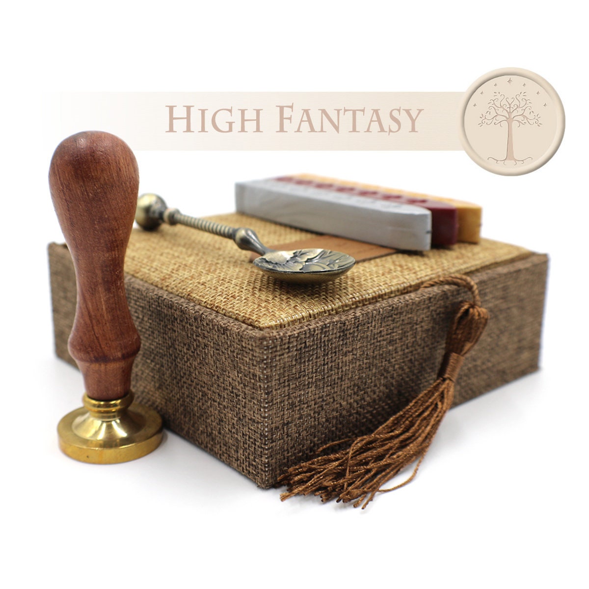Classic High Fantasy Seal - Wax Stamp Gift Set / Kit