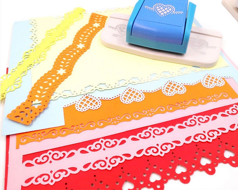 Border Trim Hole Punch Card and Scrapbook Accessory
