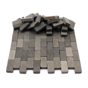 1/16 Miniature Stone Bricks for Model Walls, Floors and Dollhouses