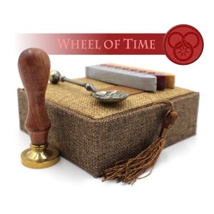 Sello de la Rueda del Tiempo - Juego de regalo de sellos de lacre