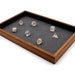 Premium Wood D&D Dice Tray with Matching D20 Dice Set 