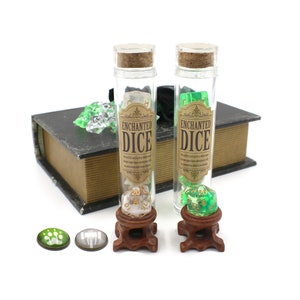 D&D Druid and Cleric Gift Set with Dice, Box, D20 Stand and Tokens
