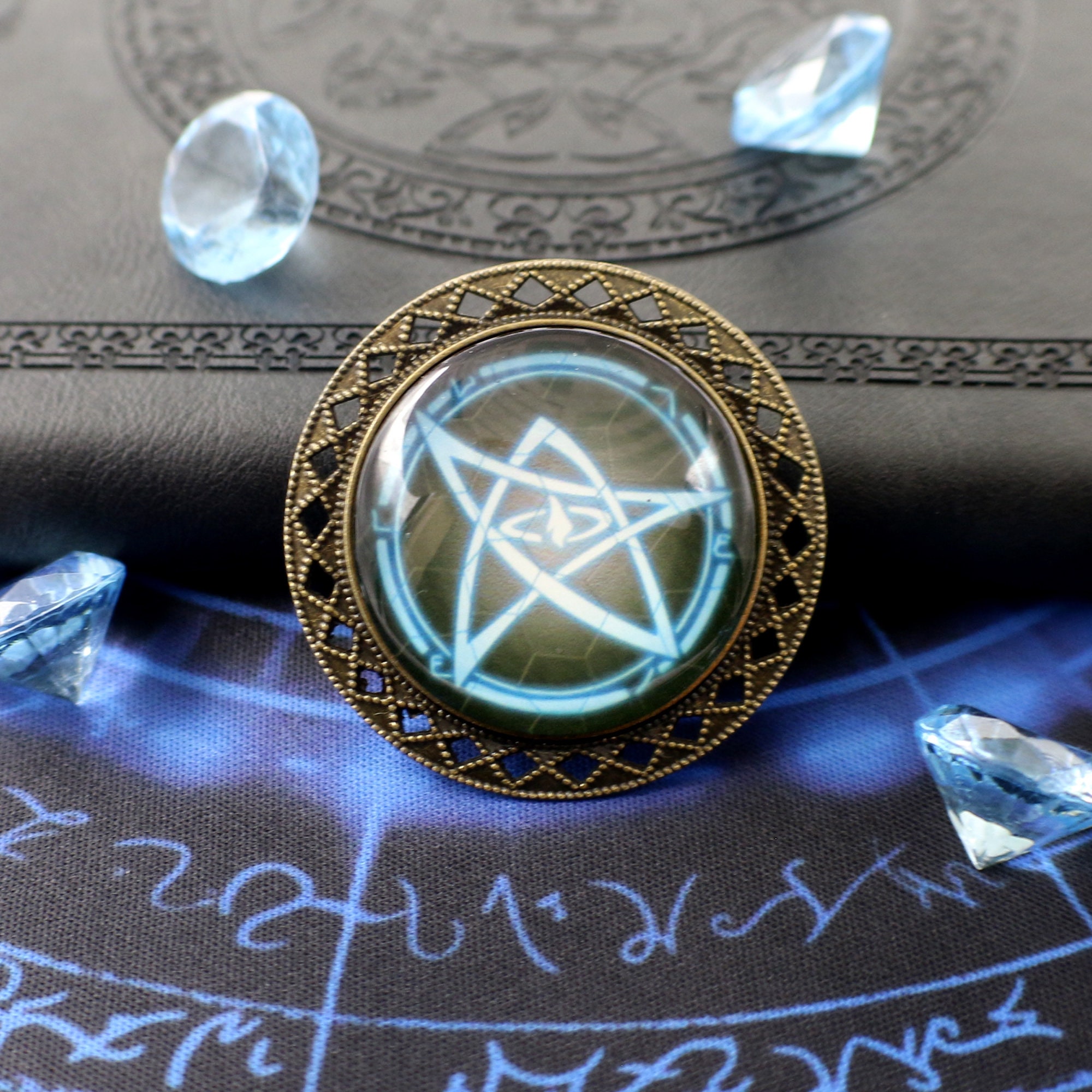 Mythos Sign Cthulhu Mythos Elder Sign Brooch / Pin - Etsy