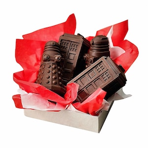 Doctor Who Tardis and Dalek Chocolate / Soap / Baking Silicone Mold