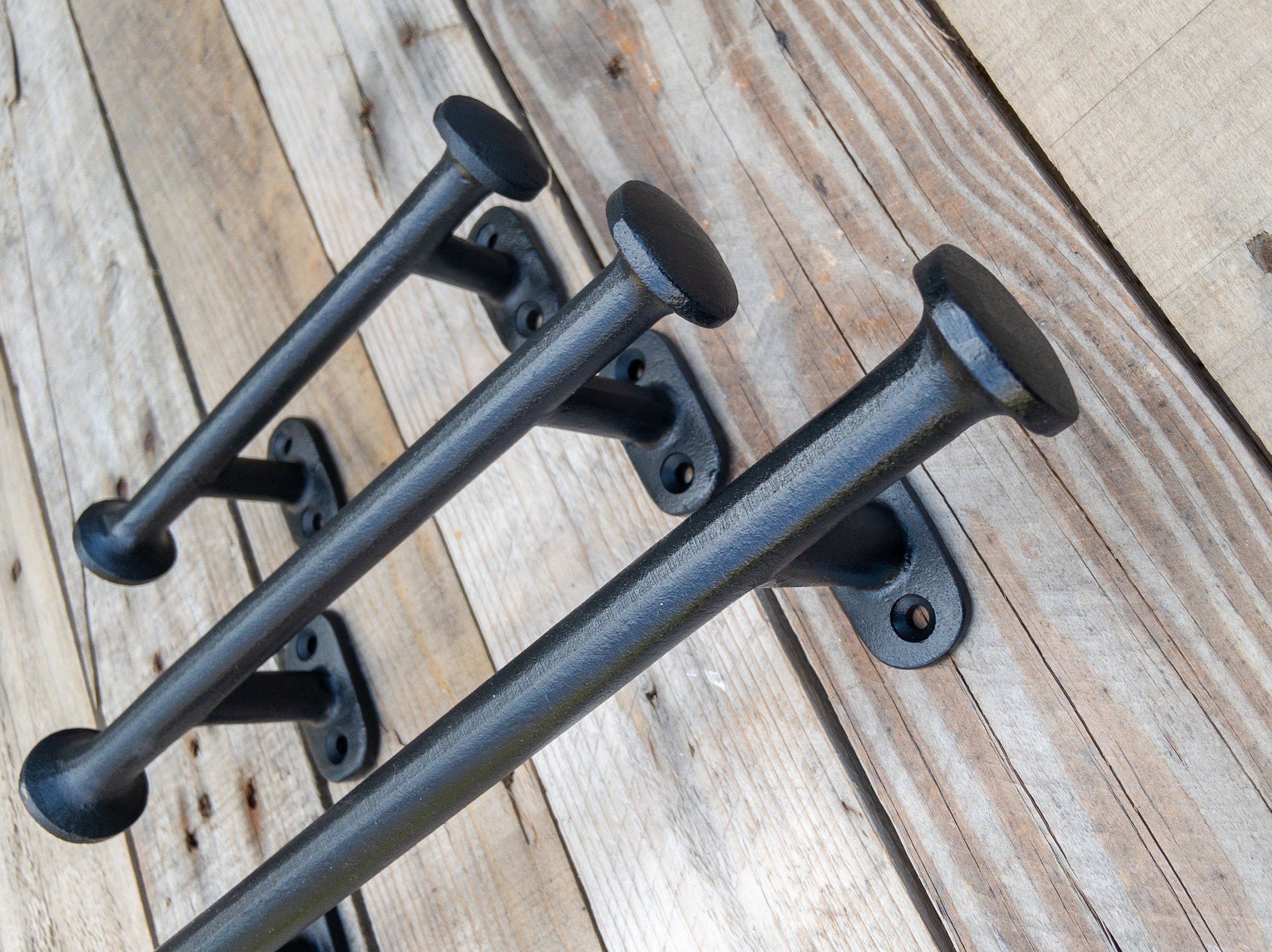Barn Door Handle / Garden Gate Pull / Cast Iron Garage Double Sliding ...