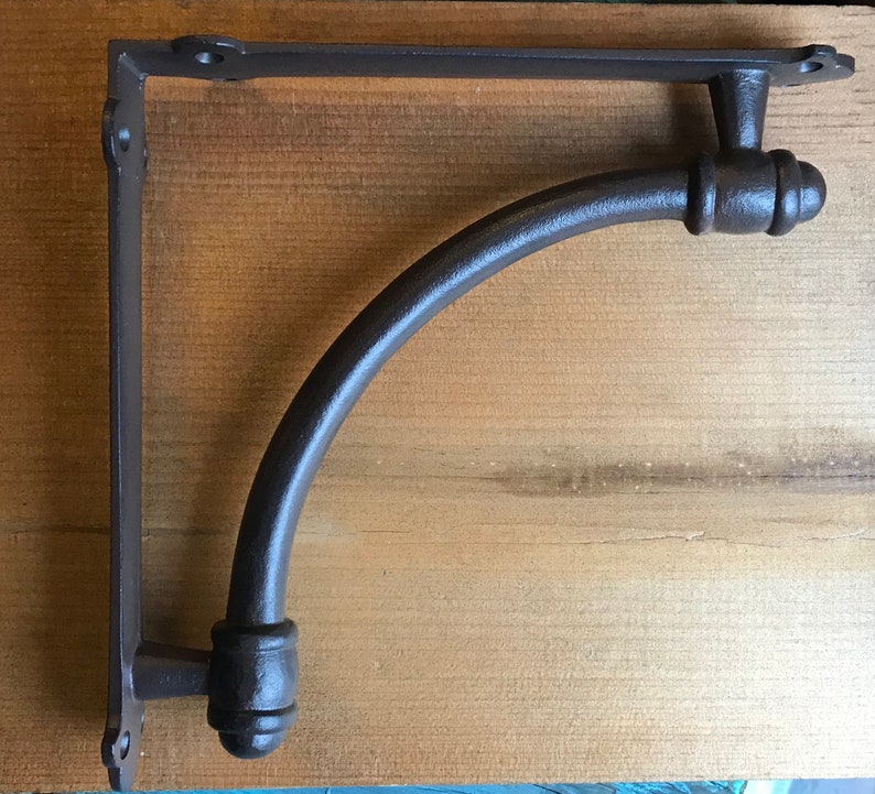 Corbel Shelf Brackets Pair Cast Iron Metal Rustic Farmhouse Etsy