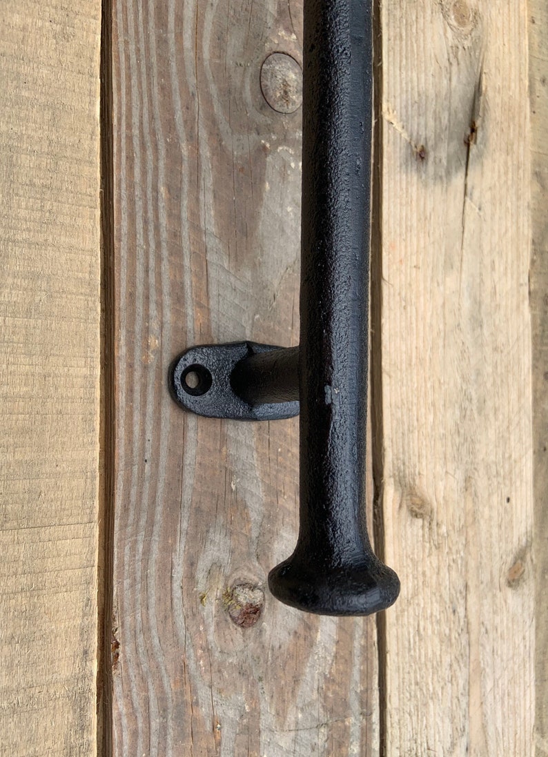 Barn Door Handle / Metal Garden Gate Pull 12 Cast Iron Etsy