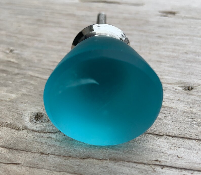 2nds Turquoise Blue Sea Glass Knob Dresser Drawer Pull / Etsy Canada