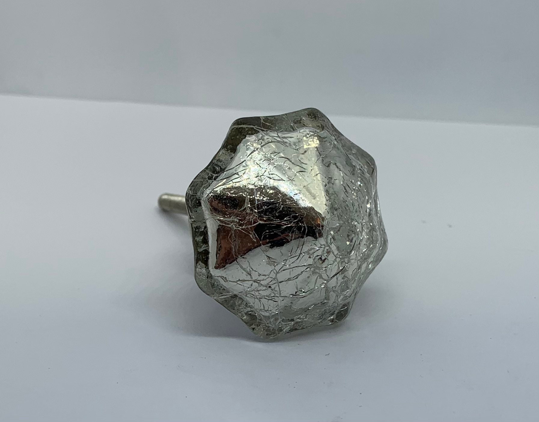 Mercury Glass Knobs Dresser Drawer Pulls Knobs Etsy