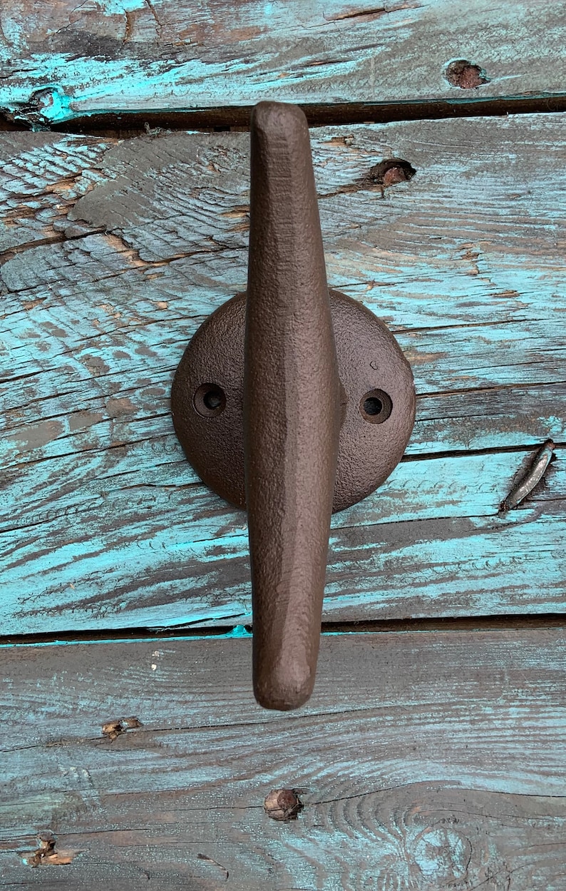 Boat Cleat Hooks Large Outdoor Towel Hooks Nautical Drawer Etsy