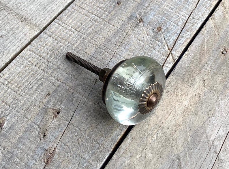 Knob Glass Dresser Knob Vintage Style Drawer Pulls Etsy