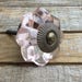 Pink Handmade Vintage Glass Dresser Furniture Drawer Knobs / Cupboard Cabinet Door Hardware Knob - Pulls - Girl's Bedroom Decoration